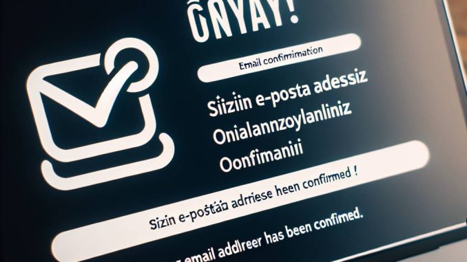 Betine E-Posta Onayı Betine E-Posta Onayı